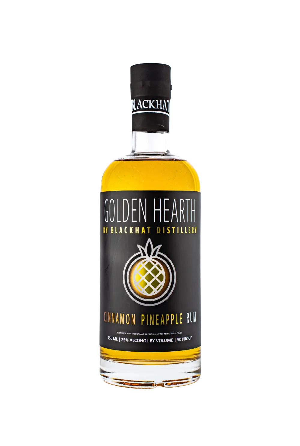 Golden Hearth Cinnamon Pineapple Rum bottle