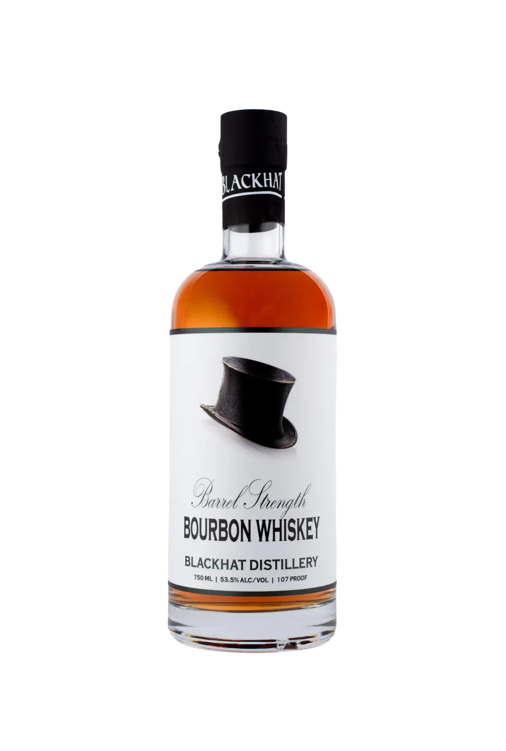 Blackhat Barrel Strength Bourbon bottle